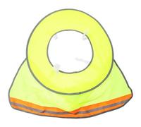 JEWEDECO Hard Hat Sun Shade Visor with Full Brim and High Visibility Reflective Stripe, Elastic Spandex Material, Easy to Install Neck Sun Shield for Outdoor Construction and Railway