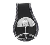 JEWEDECO Heavy Duty Hammer Holder with Swivel Hook Waist Hanging Metal Tool Organizer for Wrenches and Spanners Nylon and Riveted Iron Ring Construction Suitable for Carpenters and Builders