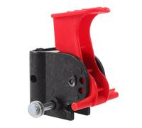 JEWEDECO Heavy Duty, Widened Rubber Surface Built-in Silent Bearings Flat Brake Replacement Part for Plastic Material Stroller and Rattan Chair Wheel Brake Systems Uneven