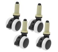 JEWEDECO High Chair Wheels Replacement for Baby Feeding Chairs, 4pcs Heavy Duty Caster Wheels with Swivel Function, Universal Baby Highchair Accessories for Dining Room Use Random Color