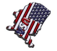 JEWEDECO Independence Day Present USA Flag Badge Ensign Enamel Lapel Pin Political Symbol Patriotic Accessory