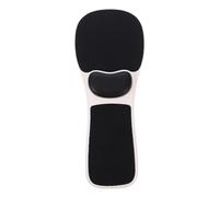JEWEDECO Innovative Memory Foam Wrist Rest Mouse Pad for Comfortable Computer Work Support Frame, Practical Arm Support Simple Black Design for Desktop Use