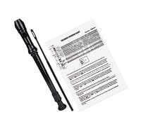 JEWEDECO Key Traditional Recorder Flute for Beginners with Cleaning Rod and Instruction Manual Abs Material Smooth Accurate Positioning Suitable for Classroom and Band Use