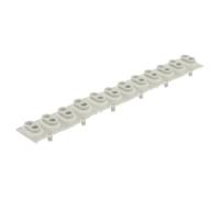 JEWEDECO Keyboard Conductive Strip Replacement 12-Key Silicone Contact Pad Repair Kit for Electronic Organ Keyboards