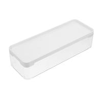 JEWEDECO Laundry Capsule Container Dryer Dispenser 11.00x3.93x2.63in Pet Sleek Minimalist Design Organizing Laundry Capsules Use for Room Organization