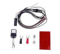 JEWEDECO LED Light Bar Colorful Light Strips for Motorcycles Motorbikes and Vehicles Neon Atmosphere Lighting Ultra-light Motor Accessories