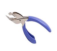 JEWEDECO Lightweight Plastic Staple Remover with Handle for Damage-Free Removal Staple Remover Nail Tool for Office and School Use Pink Design