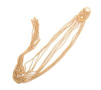 JEWEDECO Macrame Guitar Hanger Wall Mount Handwoven Guitar Storage Rustic Design for Home Decor Easy Wall Installation