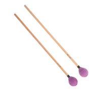 JEWEDECO Mallet Sticks Wooden Music Instrument Percussion Drum Tool for Xylophone Marimba Tongue Drum Beginners Students