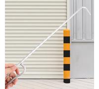 JEWEDECO Manhole Hook 50Cm Steel Manhole Cover Lifter Heavy Duty Roll Up Door Lifting Tool 8Mm Thick Hook for Industrial and Maintenance Use