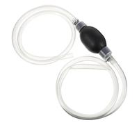 JEWEDECO Manual Hand Pump Transfer Siphon for Gasoline and Water Large Suction Sphere Design Thickened Hose for Car Accessories and Fluid Extraction