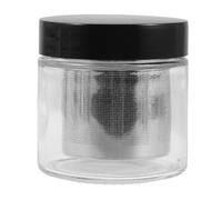 JEWEDECO Manual Jewelry Cleaning Cup with High Efficiency Quick Cleaning Glass and Metal Construction for Bracelets and Watches Suitable for Home Use