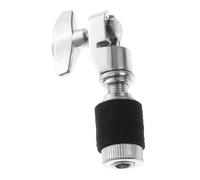 JEWEDECO Metal Hi-hat Clutch Drum Accessory Hi-hat Stand Post Fixing Clip for Jazz Drum Parts, Compatible Standard Hi-hat Stands, Sturdy Metal Construction for Secure Cymbal Attachment