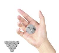 JEWEDECO Metal Hook Weights Physics Teaching Equipment Lightweight Portable 50g Each Set of 10 for Mechanics and Lever Principle Experiments