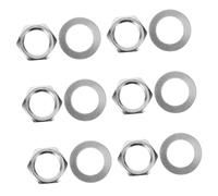 JEWEDECO Metal Potentiometer Washer Upgrade Sound Quality Guitar Jack Nut with Reasonable Structure for Electric Guitar for Hobbyists