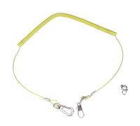 JEWEDECO Meters Elastic Parrot Leash Training Rope with No.5 Claw Ring, Anti-bite Bird Flying Harness Made of Sturdy Pp and Steel Wire, Easy to Wear for Outdoor Use Random Color
