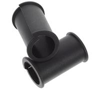 JEWEDECO Microphone Shock Mount Gaskets Easy to Put and Remove 2pcs Black Rubber Protect Mic from Slipping and Loosening Suitable for Office and Live Streaming