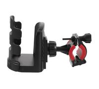 JEWEDECO Microphone Stand Drink Holder with 360° Rotation, Adjustable Bicycle Water Bottle Carrier Clamp, Universal Mic Stand Cup Holder for Live Streaming and Music Practice