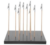 JEWEDECO Model Paint Stand with Stable Support and Sturdy Plastic Platform Including Coloring Clips for Model Painting Enthusiasts