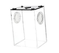 JEWEDECO Multi-function Acrylic Reptile Breeding Box with Viewing for Lizards Spiders and Snakes, Portable Professional Terrarium Suitable for Home and Pet Reptiles