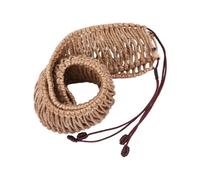 JEWEDECO Multi-functional Brown Rope for Ethereal Drum Wrapping and Decoration, Handmade Portable Rope with Beautiful Design for Ethereal Drum Accessories