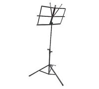 JEWEDECO Music Accessories Sheet Music Stand for Keyboard Portable Tripod Stand Height Guitar Score Holder