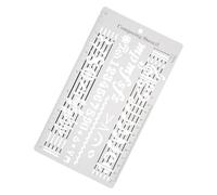 JEWEDECO Music Composition Stencil with Staff Drawing Ruler Precise Line Placement for Accurate Musical Notation Versatile Template for Composers and Beginners Wear-Resistant Manuscript