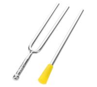 JEWEDECO Music Tuning Fork Instrument Metal Standard Pitch Tuner Tool for Violin Guitar Piano Manual Reusable Tuning Fork