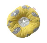 JEWEDECO Pet Elizabethan Collar Soft Fabric Cat Collar Design S Size Kitten Anti-Bite Neck Cone for Wound Healing and Surgery Protection