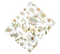 JEWEDECO Pet Flower Bookmarks Set Look Floral Book Marks 5pcs with Daisy, Chrysanthemum, Peach Blossom, and Dandelion Designs for Reading, Classroom Rewards for Female Teachers