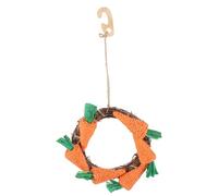 JEWEDECO Pet Teething String for Rabbit Chew Toys Small Bunny Hamster Teething Toy Hanging String for Guinea Pig Boredom Breaker