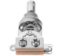 JEWEDECO Pickup Selector Mini Toggle Replacement Guitar Toggle Switch Electric Guitar Parts with Smooth Operation Precise Tone Control Cylindrical Switch Knob Silver for Guitarists DIY