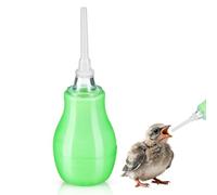 JEWEDECO Pigeon Feeder Plastic Bird Weaner Designed for Small Pets Sturdy Green Material Increasing Survival Probability of Young Animals Pigeon Feeder Accessory for Bird Weaning