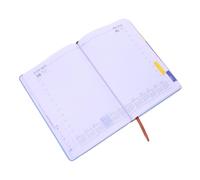 JEWEDECO Planner Notebook Hardcover Days Daily Task Organizer with Hourly Schedule Smooth Writing Lightweight Portable Journal for Work School and Goal Setting
