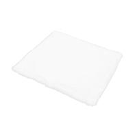 JEWEDECO Plush Jewelry Mat Plush Display Pad White Soft Touch Comfortable Use Unique Elegant Style for Bracelet Phone Display in Shops Boutiques