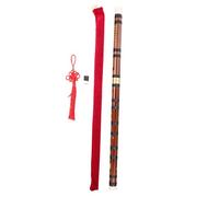 JEWEDECO Portable Bamboo Flute with Accurate Tones Lightweight for Beginners E Tone Student Musical Instrument Suitable for Kids and Adults Beginners