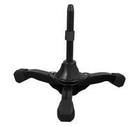 JEWEDECO Portable Flute and Clarinet Stand Tripod Holder Design for Easy Storage for Musicians Compact and Lightweight Black