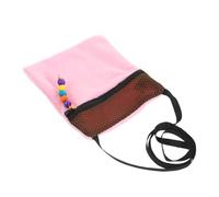 JEWEDECO Portable Hamster Carrier Bag with Breathable Mesh Adjustable Shoulder Strap Small Animal Travel Pouch for Rats Guinea Pigs Sugar Gliders Safe Comfortable Pet Travel Container