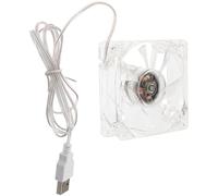 JEWEDECO Portable Mini Cooling Fan for Pet Cage with USB Plug-in and Easy Installation, Plastic Material, for Hamster and Small Pet Use during Camping and Travelling