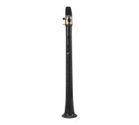 JEWEDECO Portable Mini Pocket Saxophone 8-hole Handmade Plastic Saxophone Lightweight and Compact Design for Beginners and Easy Practice Black