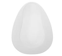 JEWEDECO Portable White Pp Bedpan for Elderly Men and Women, Bedding Basin with Versatile Use to Quality of Life, Suitable for Hospital and Home Use