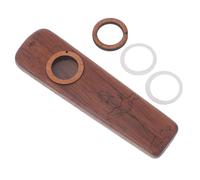 JEWEDECO Portable Wooden Kazoo Musical Instrument Easy to Play with Simple Structure for Ukulele and Guitar Players Suitable for Ages for Music Lovers
