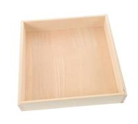 JEWEDECO Portable Wooden Sand Tray Sandbox for Indoor and Outdoor Play Mini Desktop Sandbox Safe Creative Activity Box for Boys
