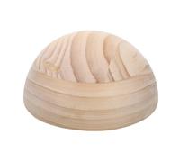 JEWEDECO Pottery Printing Tools Ergonomic Handle Pinewood Halfround Geometric Molding Easy Maintenance Creative Style Beige for Studio Modeling Suitable for Studio Professionals and DIY