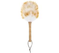 JEWEDECO Professional Musical Instrument Cleaning Brush for Keyboards and Stringed Instruments, White Plush and Wood Material, Easy to Store and Not Easily Broken, for Cleaning