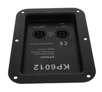 JEWEDECO Professional with Square Shape and Lightweight Design Iron Speaker Terminal Binding Post Plate Compatible with Loudspeakers for Stage Equipment and Occasions