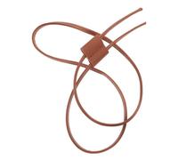 JEWEDECO Pu Leather Drawstring Purse Strap with Buckle, Adjustable Closure and Easy to Install, Detachable Drawstring Keeper Strap for Handbag and Crochet Bag DIY Purse Making Accessories