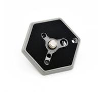 JEWEDECO Quick Release Plate with 3/8"-20 Screw Compatible with Models 3038 3039 3047 3055 3055s 3063 Hexagonal Plastic Base Plate Adapter for Camera Mounts for Photography Accessories