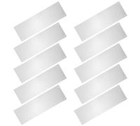JEWEDECO Rabbit Cage Splash Guard Panels 35.6x11.5cm 12 Pvc Liners and 100 Cable Ties - Detachable Urine Protection for Small Animals