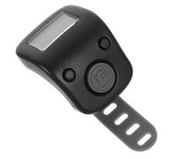 JEWEDECO Rechargeable Black Counter Silicone with Electronic Finger Digital Display, Portable Click Counter for Battery Included Running Stadium Sports Activities